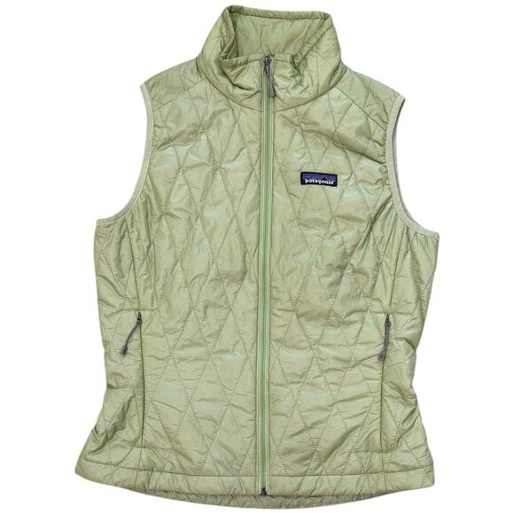 Patagonia Nano Puff Vest in Light Green - Picture 4 of 6